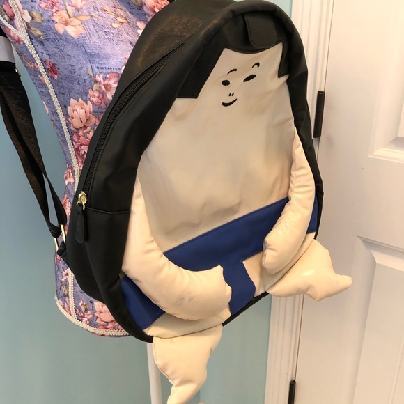 RARE Betsey Johnson Sumo Wrestler Backpack New - Picture 3 of 7